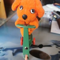 Винтидж играчка куче на скутер. , снимка 5 - Колекции - 40422961