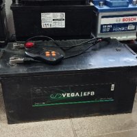 Тежкотоварни акумулатори Vega EFB 230ah 2 бр. Видео!!!, снимка 1 - Аксесоари и консумативи - 44434230