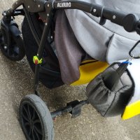 Бебешка количка 3 в 1 Alvaro + подарък зимен чувал, снимка 7 - Детски колички - 42288315