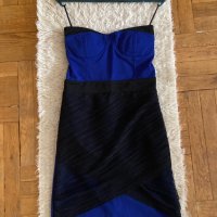Нова синя мини рокля , снимка 4 - Рокли - 36010300