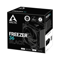 Arctic охладител Freezer 36 Black - LGA1851/LGA1700/AM5, снимка 2 - Други - 44765632