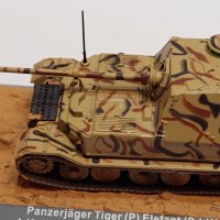 Макет диорама танк Тигър в дисплей 6 броя - бартер, снимка 7 - Колекции - 44488100