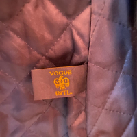 Vogue-тренчкоут,палто от естествена кожа с подплата-оригинално, снимка 4 - Палта, манта - 36179242