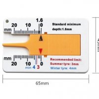 Дълбокомер за грайфера на автомобилни гуми и др. , снимка 3 - Аксесоари и консумативи - 38778007