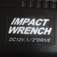 12 Волта/1/2 Drive Захват-Гайковерт Голям-IMPACT WRENCH-Made in Taiwan-Отличен-Реверсивен, снимка 7 - Други инструменти - 41392108