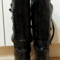 Италиански елегантни ботуши от естествена кожа., снимка 2 - Дамски ботуши - 44281418