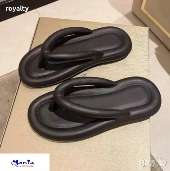 Черни дамски джапанки , снимка 1