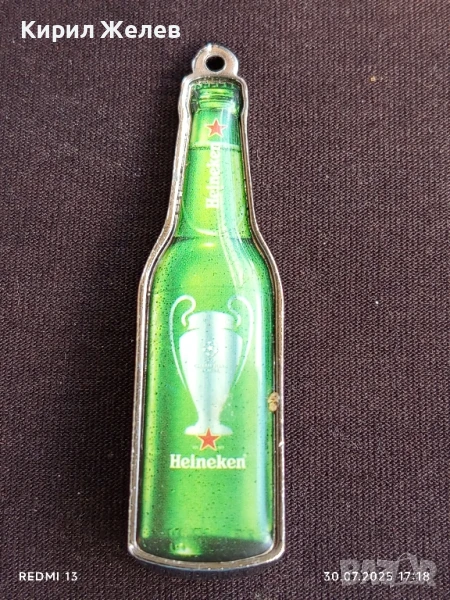 РЕКЛАМНА ОТВАРАЧКА С ЛОГО HEINEKEN за КОЛЕКЦИОНЕРИ 30459, снимка 1