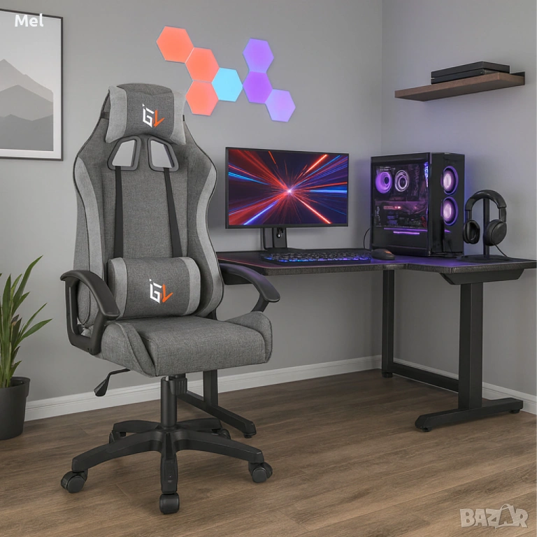Ергономичен геймърски стол , снимка 1