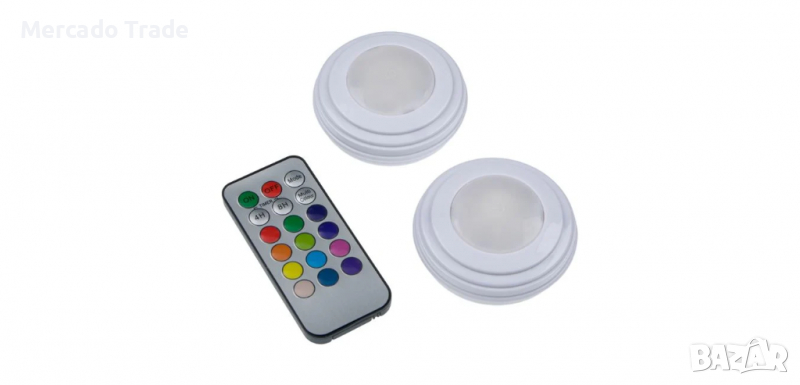 2бр. LED лампички с дистанционно управление, снимка 1