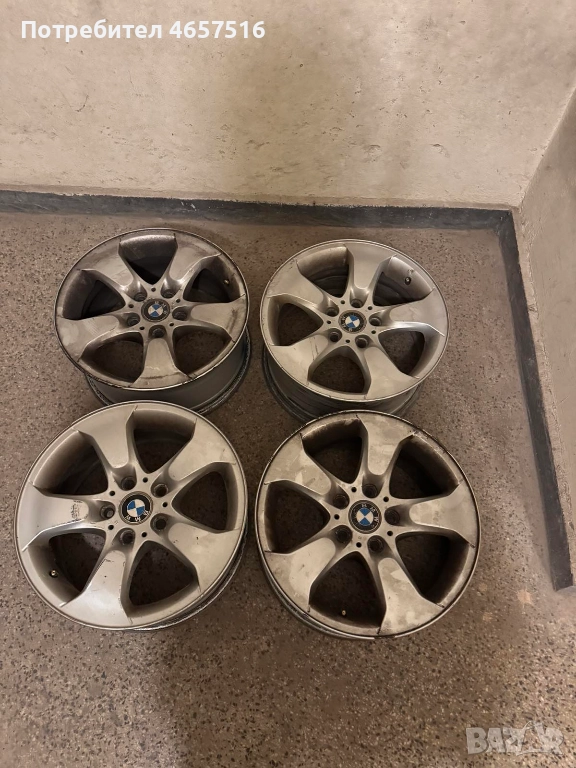 Алуминиеви лети джанти за BMW X3 E83 17-цола E 8Jx17 EH2 само за 350лв. 3417393, снимка 1