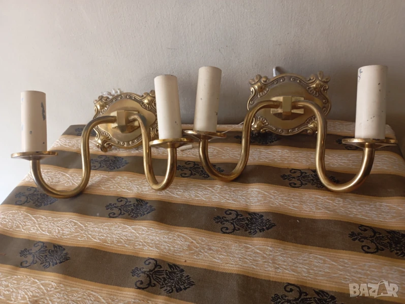 Комплект аплика за стена в стил ампир, снимка 1