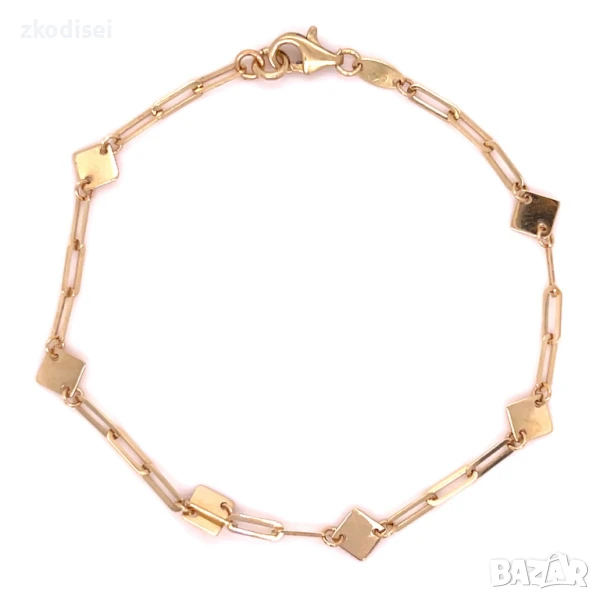 Златна дамска гривна 1,69гр. 17,0см. 14кр. проба:585 модел:32758-5, снимка 1