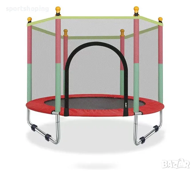 Детски батут 140/160см с мрежа, снимка 1