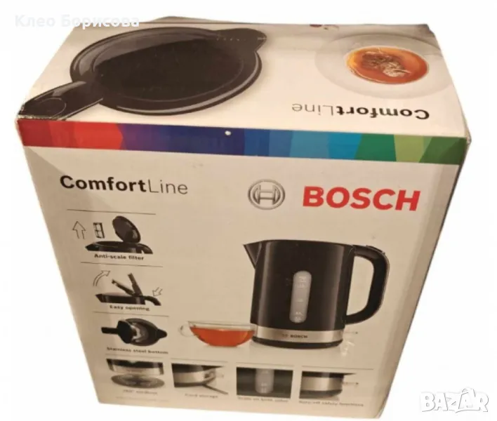 Електрическа кана BOSCH 2200 W, 1,7 л., снимка 1