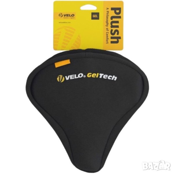 Гел Калъф За Седалка На Велосипед За Подобрен Комфорт С Поглъщане На Вибрациите 203-229 x 198-224 ММ, снимка 1