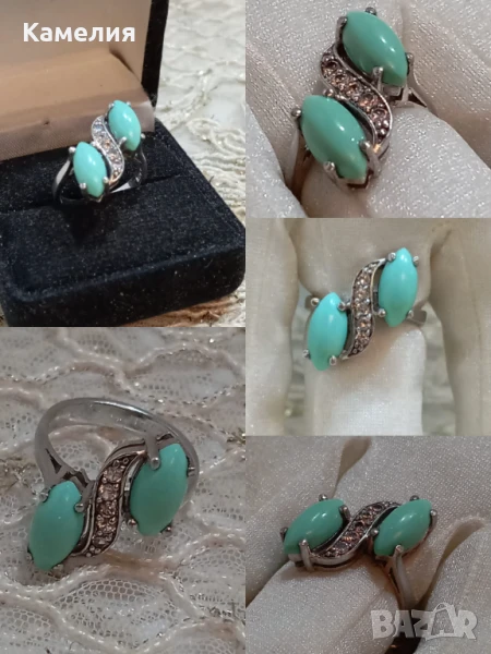 Сребърен пръстен , снимка 1