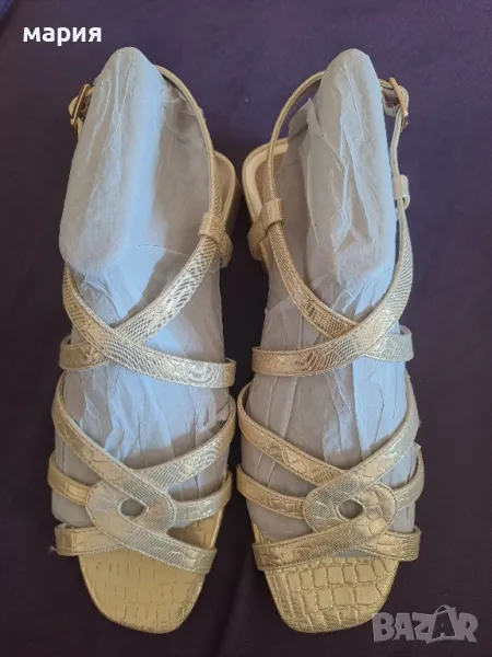 Dune  оригинални златни сандали, снимка 1