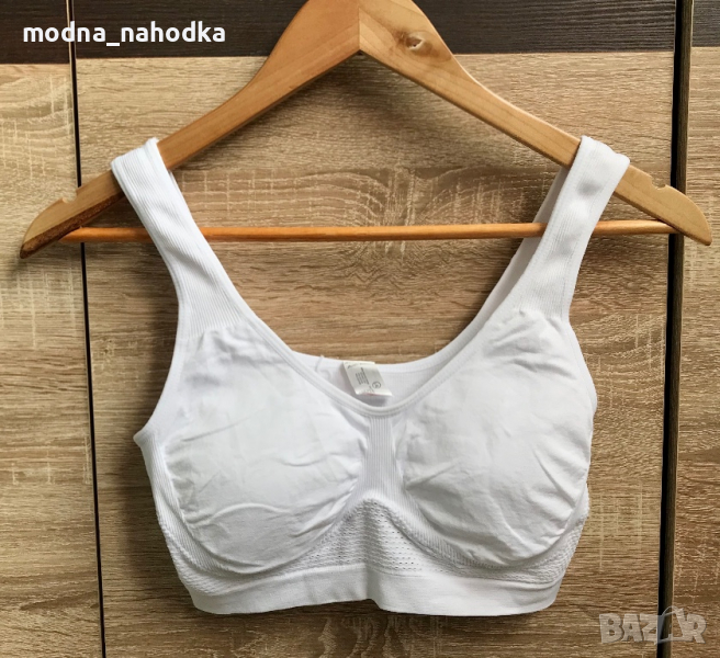 Бяло дамско бюстие, снимка 1