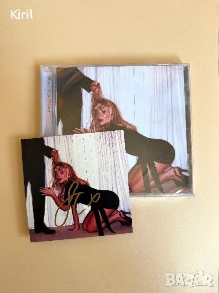Sabrina Carpenter - Man’s Best Friend CD диск и картичка с автограф, снимка 1