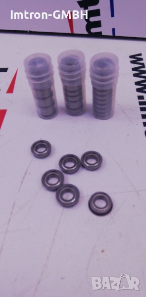  MF106ZZ Flange Bearing Сачмени лагери с фланец с двоен щит 6x10/11.2 x3mm Неръждаема стомана, снимка 1