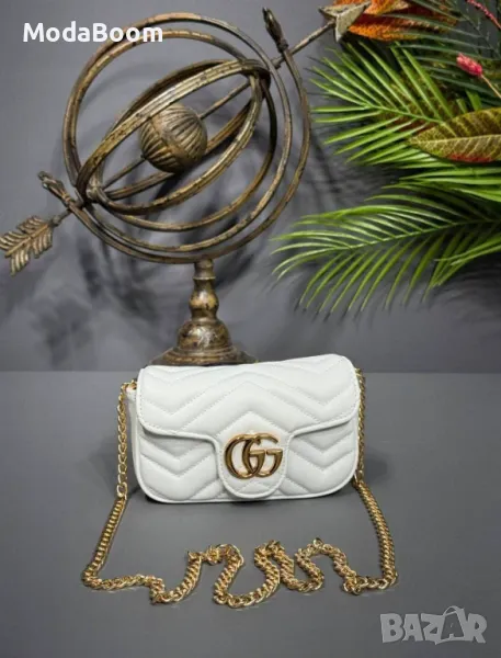 Gucci дамска бяла чанта , снимка 1
