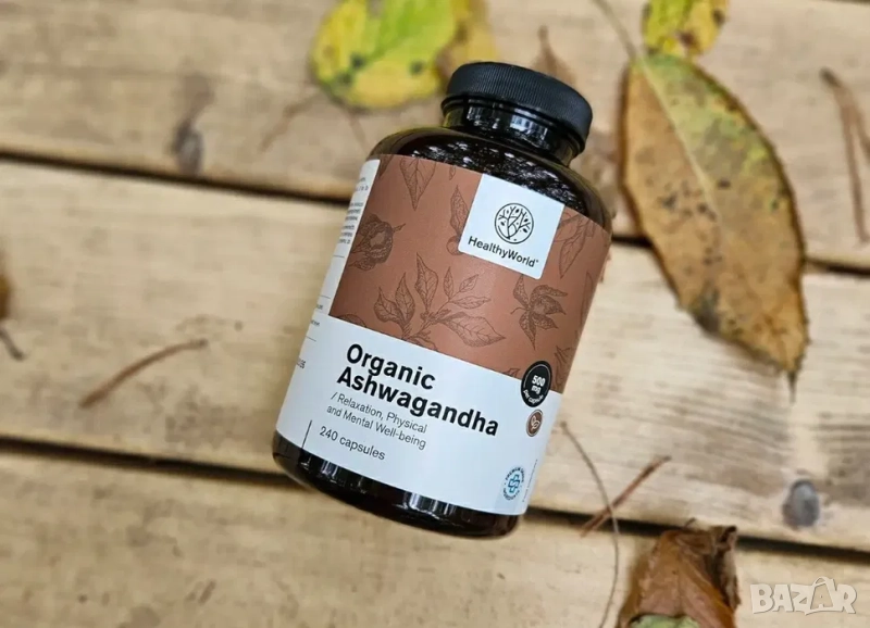 БИО Ашваганда 500 мг Ashwagandha 500mg 240 капсули, снимка 1