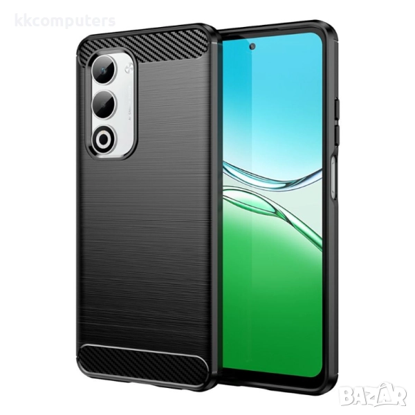 Oppo A5 5G / A5 4G калъф Carbon Fiber Brushed – черен, тъмносин и червен, снимка 1