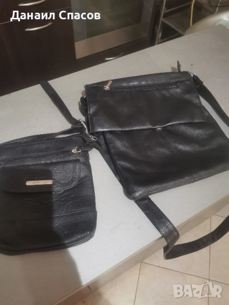 мъжка кожена чанта 2 бр. , снимка 1