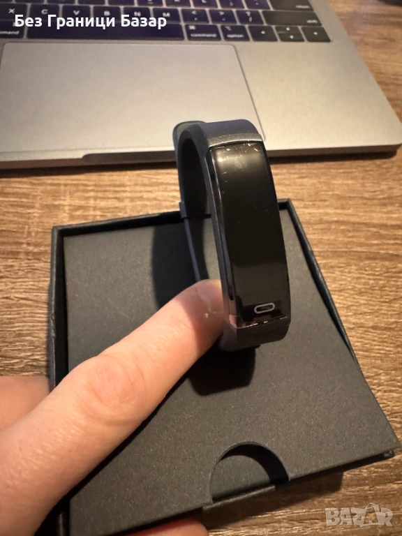 Фитнес гривна Seegar SG105, смарт часовник, пулсомер, крачкомер, сън мониторинг, Bluetooth, USB , снимка 1