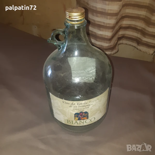 Стъклена бутилка-5л, снимка 1