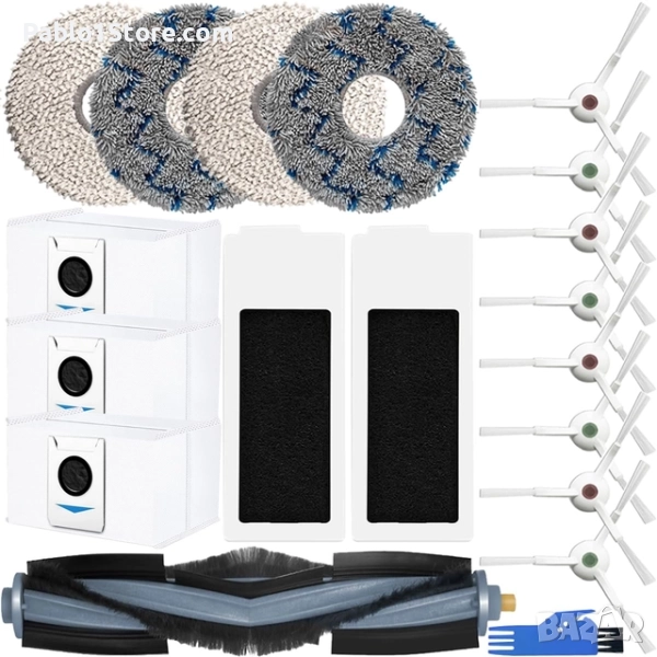 Комплект аксесоари за подмяна за робот прахосмукачка ECOVACS Deebot T20e Omni/Max/Pro Plus,Deebot T2, снимка 1