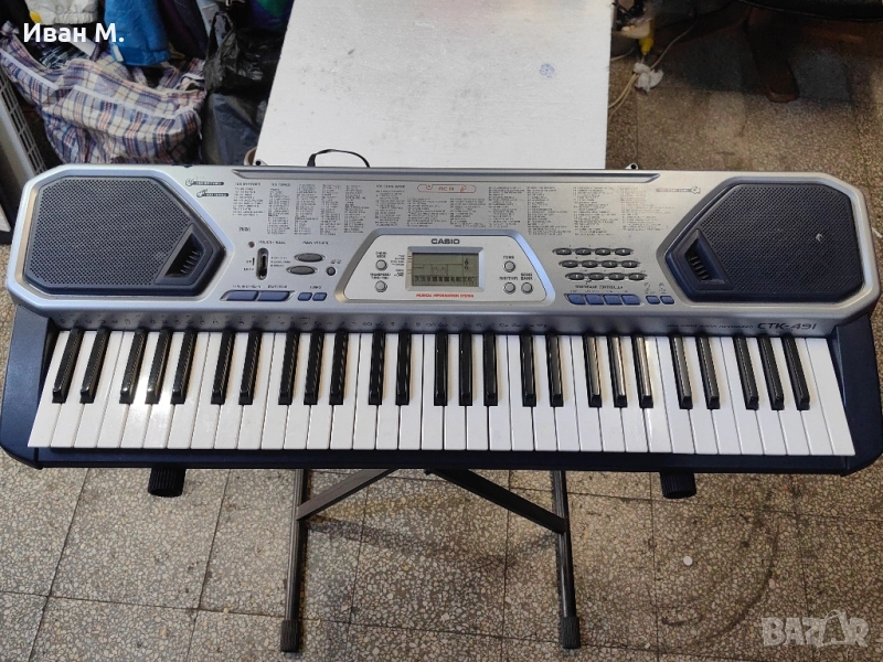 Йоника / синтезатор / клавир Casio CTK-491 , снимка 1
