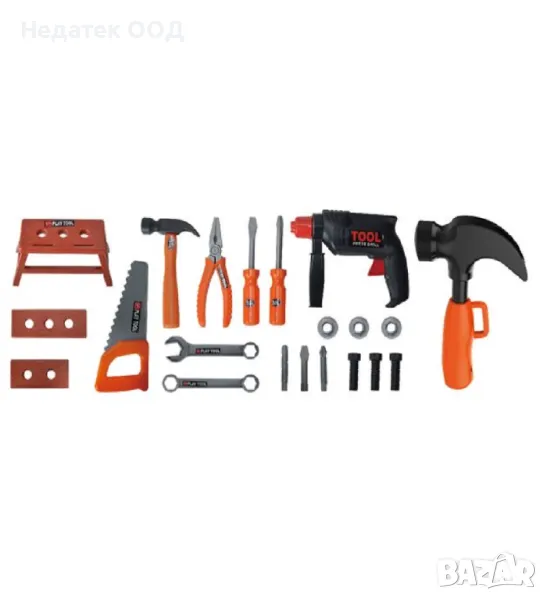 Кутия за инструменти, Hammer, 21 инструмента, 59х10х36см, снимка 1