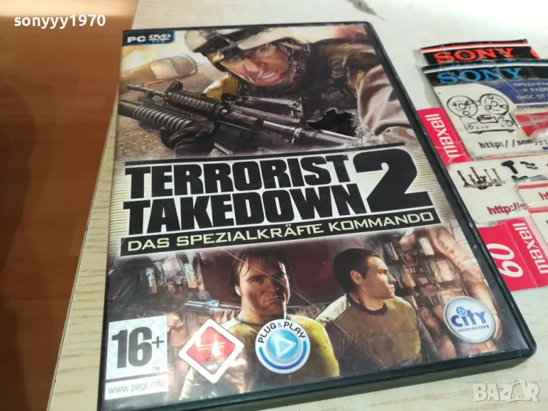 TERRORIST TAKEDOWN 2 PC DVD GAME-ВНОС GERMANY 1003251708, снимка 1