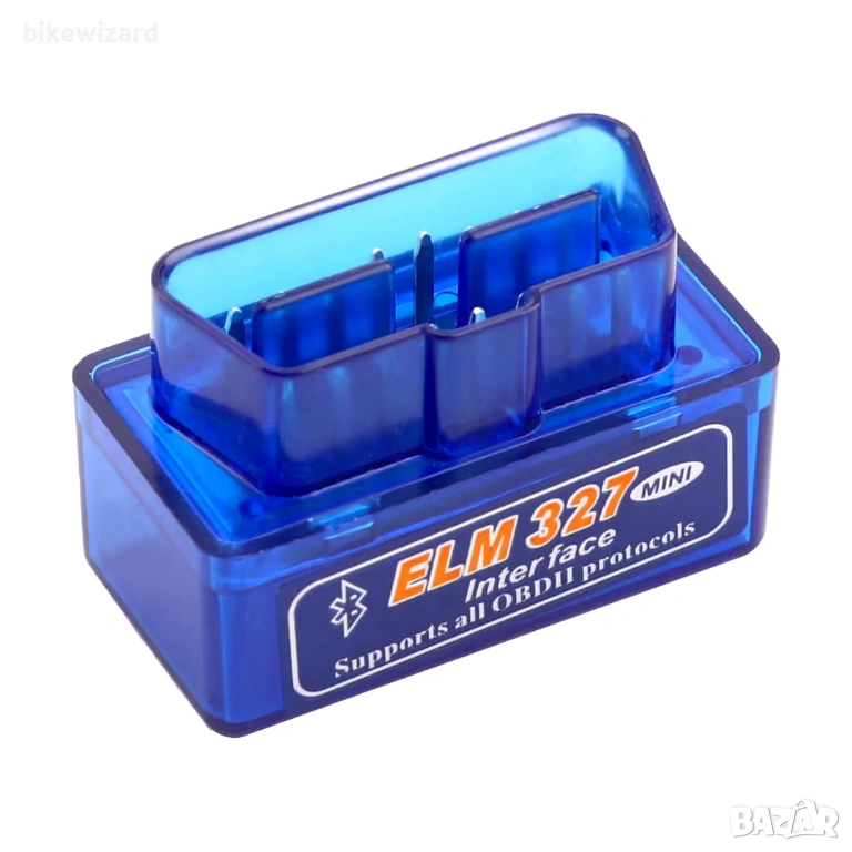 Мини ELM327 OBD2 скенер Bluetooth диагностичен инструмент за iOS/Android  НОВ, снимка 1