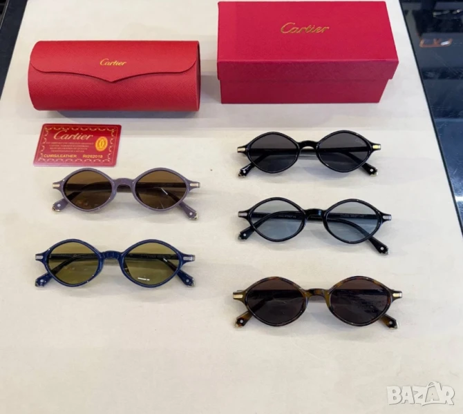 очила с черен обикновен калъф и ув защита gucci cartier Tom ford, снимка 1