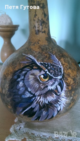 Ръчно, рисувани кратуни-декорация, снимка 1