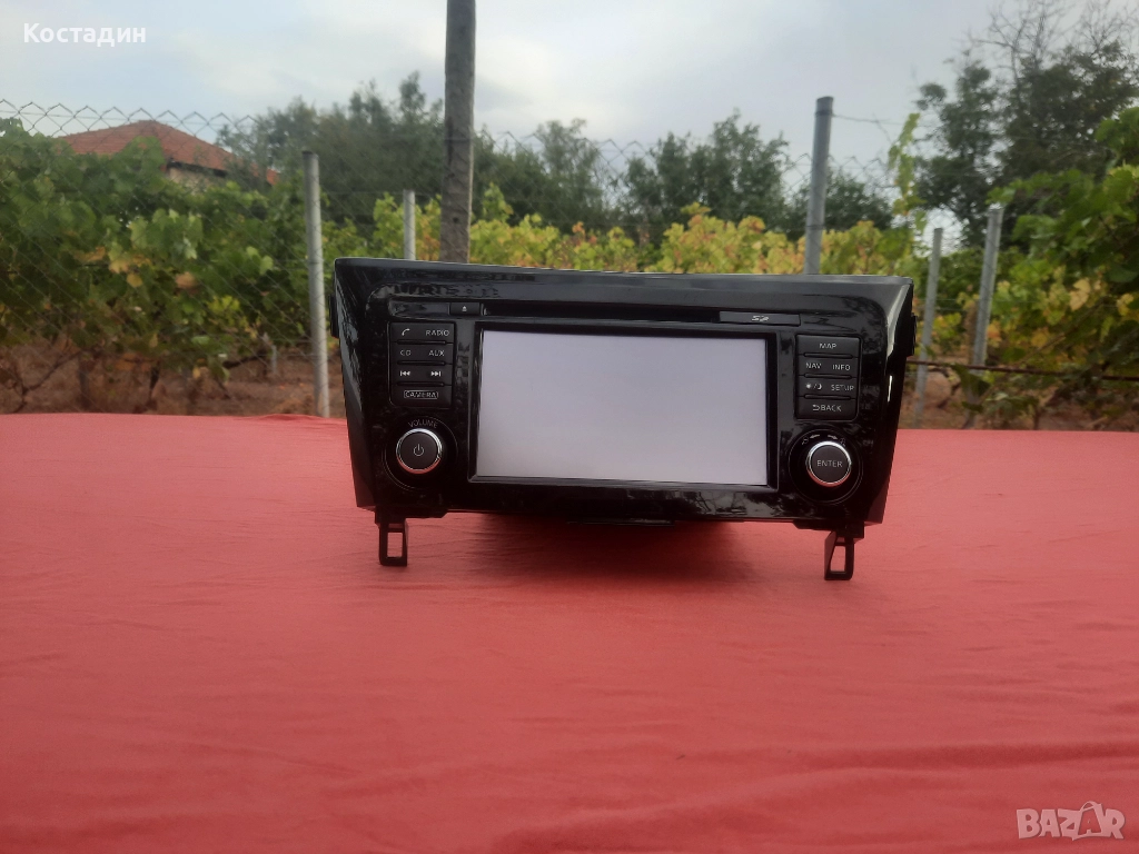 Авто радио CD мултимедия NISSAN QASHQAI DIG-T E5 2014-2018, снимка 1