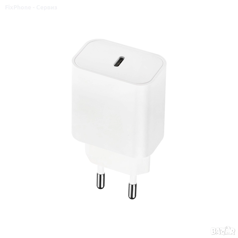 Зарядно устройство адаптер 20W USB-C, Maxlife MXTC-06 PD QC, 20W, 220V, Бял , снимка 1