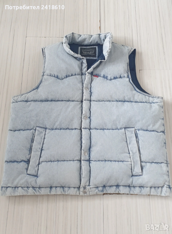 Levis Down Vest Mens Size XL /2XL НОВО! ОРИГИНАЛ Мъжки Пухен Елек!, снимка 1