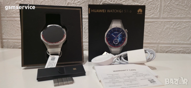 Huawei watch GT 5 pro 46mm. Titanium, снимка 1