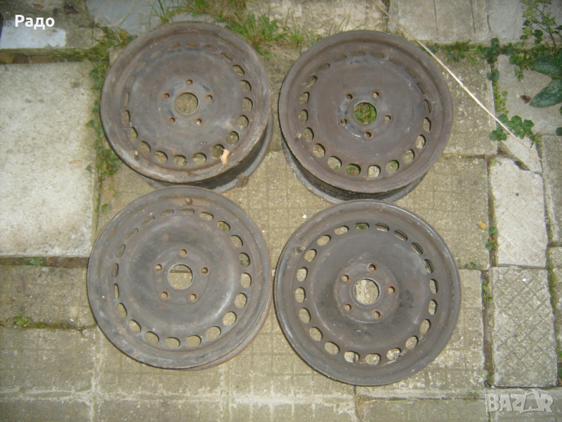 Продавам 4 бр. Оригинални железни джанти за VW AUDI SEAT SKODA 5x112, снимка 1