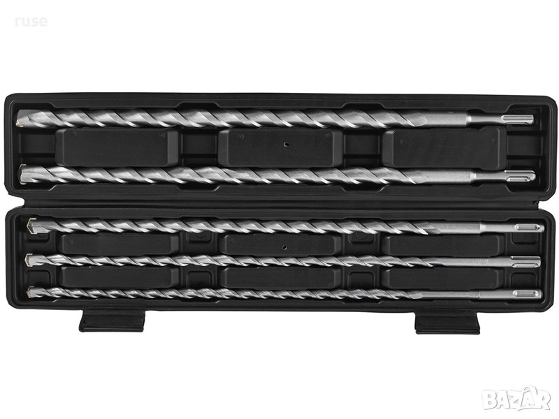 НОВО! Ударни свредла за перфоратор 5 броя Parkside зидария, камък, тухла, SDS-plus, 450mm, снимка 1