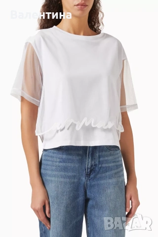 ARMANI EXCHANGE дамска тениска, L, снимка 2 - Тениски - 53206378