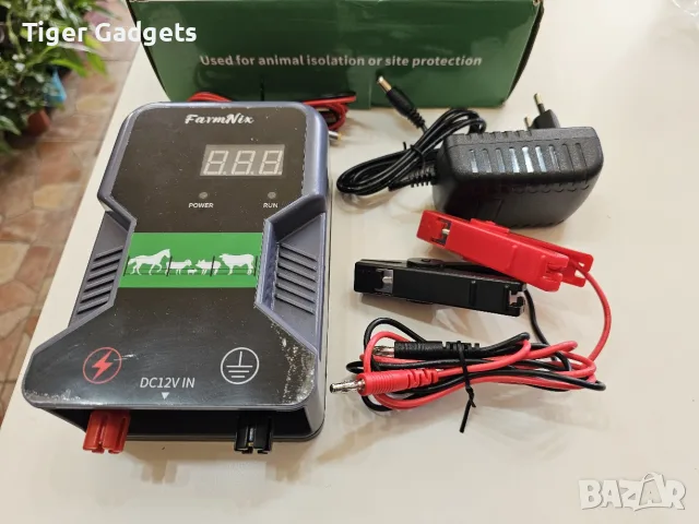 FarmNix EF-01 15 km електропастир – 2J, 12kV, LED индикатор, AC/DC/соларно захранване, снимка 2 - За селскостопански - 56102920