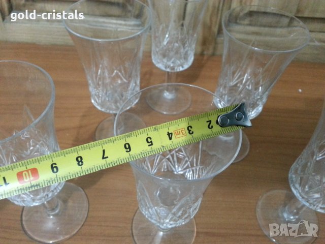 Руски кристални чаши , снимка 2 - Чаши - 35858571