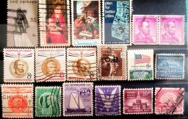 Стари Пощенски марки-3, снимка 5 - Филателия - 39557235