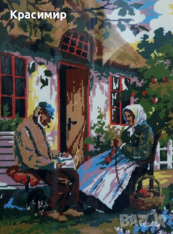 Продавам гоблен с рамка, снимка 2 - Гоблени - 50904363