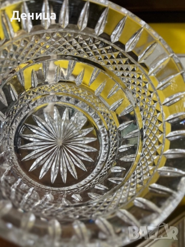 Масивна шампаниера от кристал⚜️ Тежка, блестяща,, снимка 7 - Други - 52182632